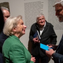 John Exalto, Helena Verhoef, Franta- Jiri Mertl, president Pavel