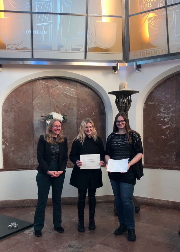 Tsjechische prijswinnaars van glaskunstwedstrijd in Naarden Tsjechische prijswinnaars van glaskunstwedstrijd in Naarden