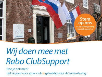 Steun het Comenius Museum met de Rabo ClubSupport actie